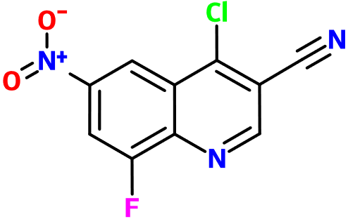 (图片) MC007714 4-Chloro-8-fluoro-6-nitro-3-quinolinecarbonitrile